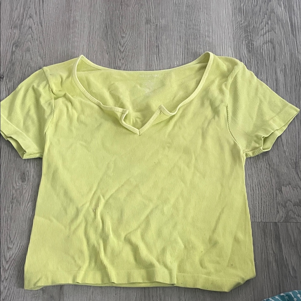 Sunny Yellow Women's Crop Top